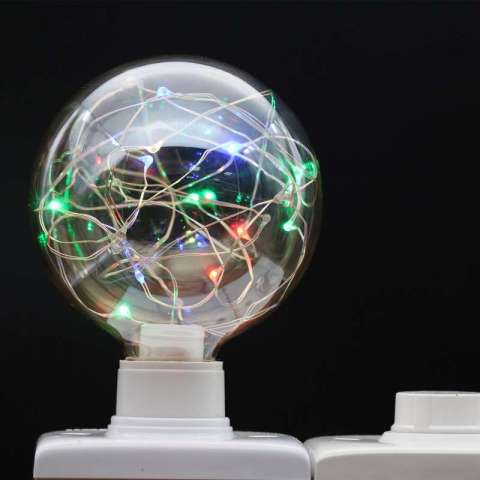 New Design Colorful Globe G95 LED Starry Bulb Lighting for Decoration